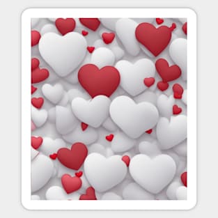 heart pattern Sticker